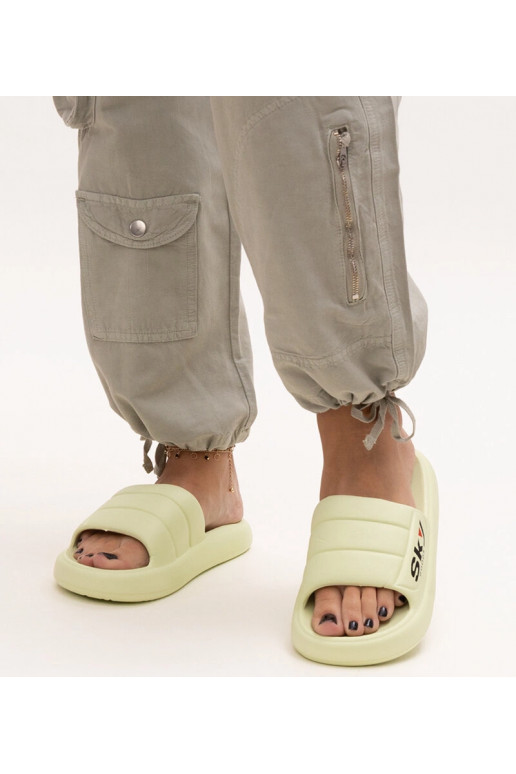 Chinelo de espuma verde Ciarsa