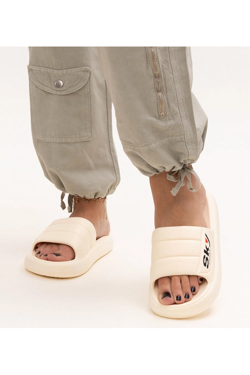 Chinelo de espuma bege Ciarsa