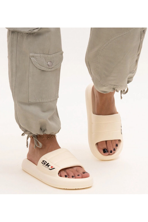 Chinelo de espuma bege Ciarsa