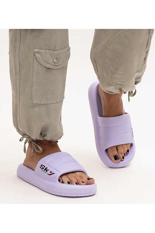 Chinelo de espuma roxo Ciarsa