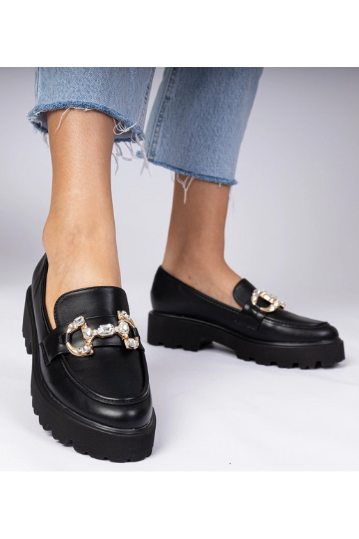 Mocassins elegantes pretos com...