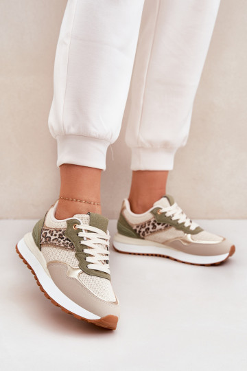 tênis Feminino e escritos com uma plataforma cor verde Davinara 2