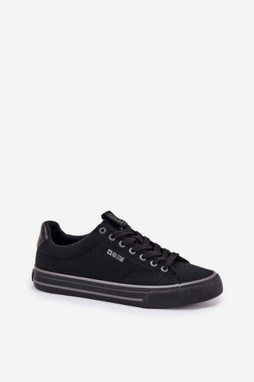Baixo Sapatos casuais masculinos Big Star NN174018 cor preta