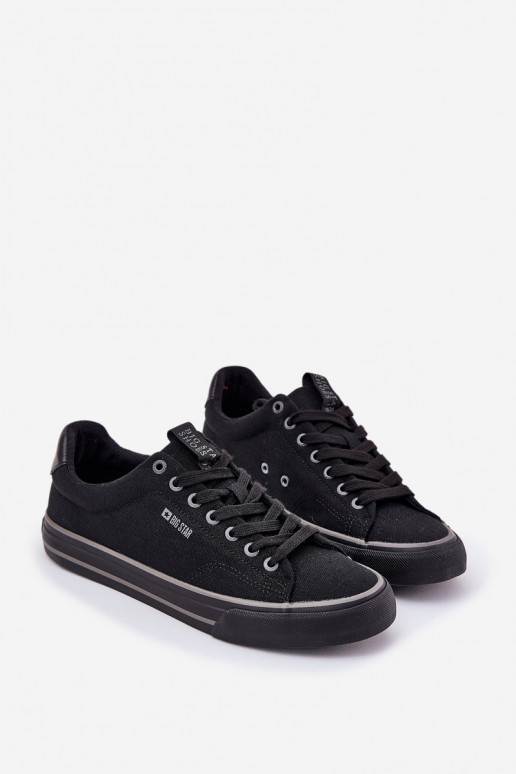 Baixo Sapatos casuais masculinos Big Star NN174018 cor preta