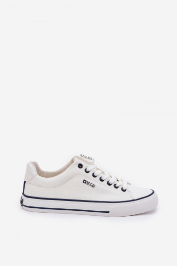 Tênis casuais masculinos Big Star NN174017 cor branca 2