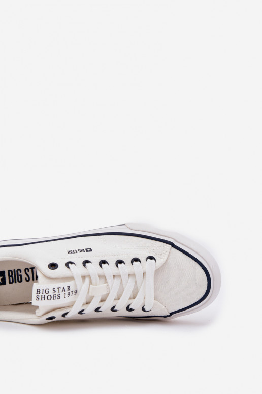 Tênis casuais masculinos Big Star NN174017 cor branca