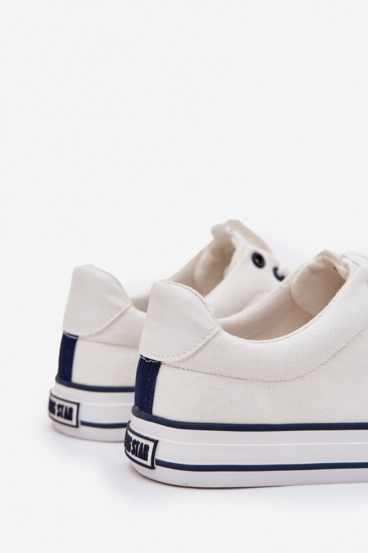 Tênis casuais masculinos Big Star NN174017 cor branca