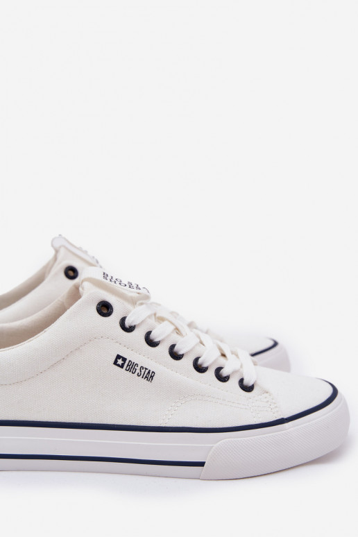 Tênis casuais masculinos Big Star NN174017 cor branca