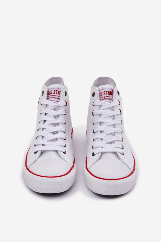  Sapatos casuais masculinos Big Star NN174305 HI-POLY SYSTEM cor branca