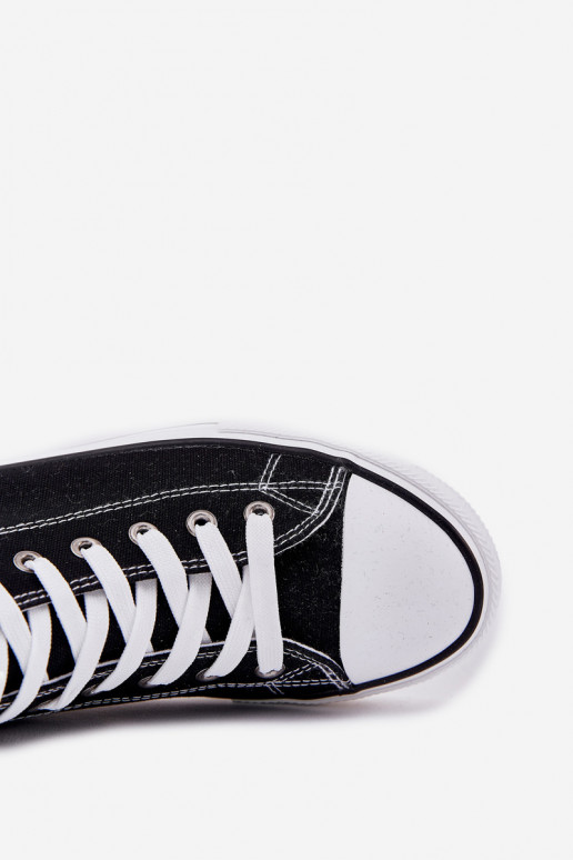  Sapatos casuais masculinos Big Star NN174304 HI-POLY SYSTEM cor preta