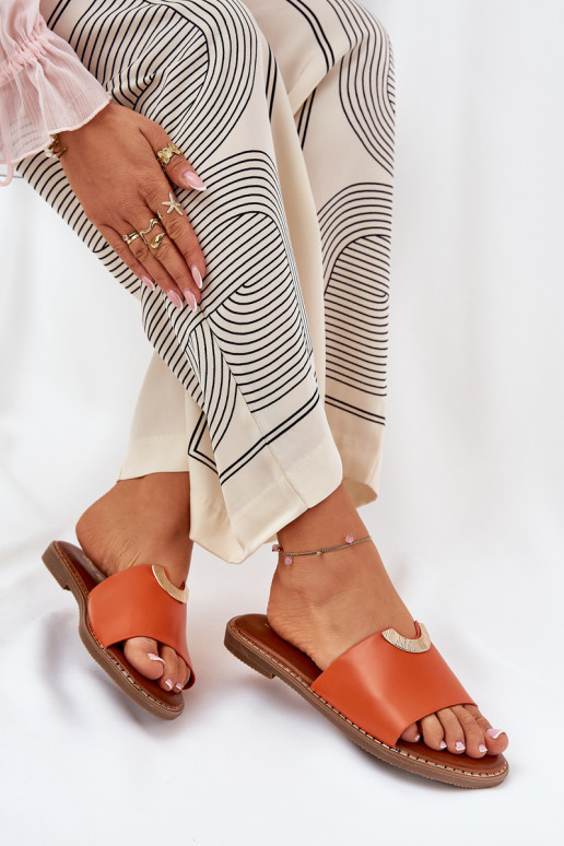 Chinelos femininos Eko Pele Com decoraçõesi Detalami cor laranja Mevith Chinelos femininos Eko Pele Com decoraçõesi Detalami cor laranja Mevith