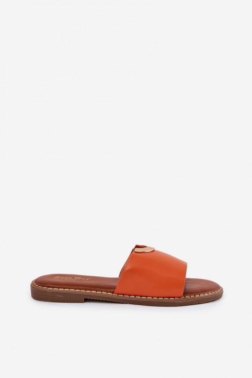 Chinelos femininos Eko Pele Com decoraçõesi Detalami cor laranja Mevith Chinelos femininos Eko Pele Com decoraçõesi Detalami cor laranja Mevith