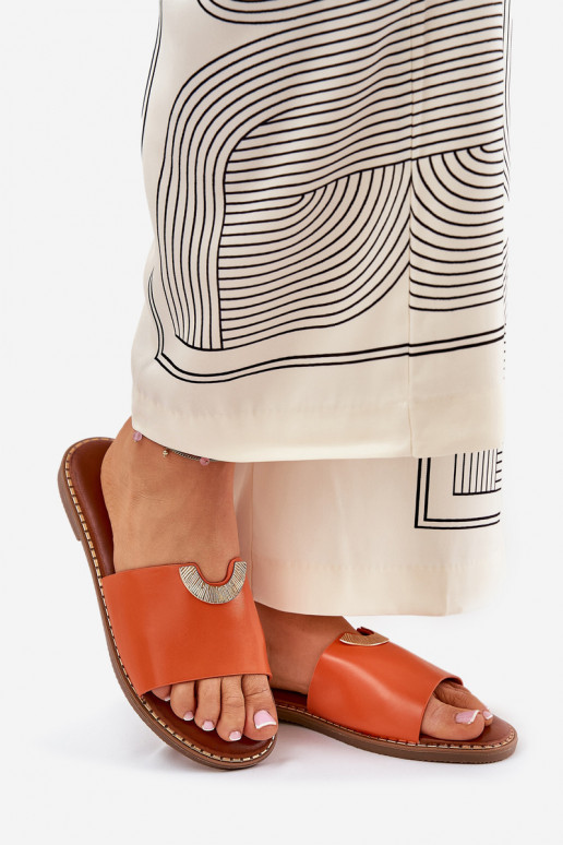Chinelos femininos Eko Pele Com decoraçõesi Detalami cor laranja Mevith Chinelos femininos Eko Pele Com decoraçõesi Detalami cor laranja Mevith