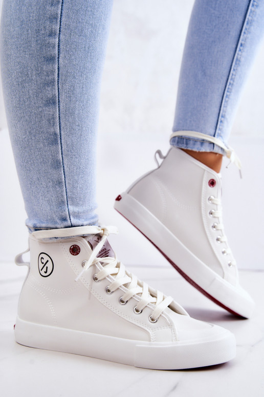 Sapatos casuais femininos com cano... Sapatos casuais femininos com cano...