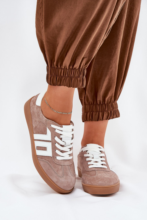 À modalo de tênis tênis de camurça Vinceza 79517 bege À modalo de tênis tênis de camurça Vinceza 79517 bege