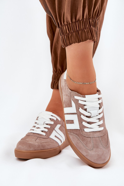 À modalo de tênis tênis de camurça Vinceza 79517 bege À modalo de tênis tênis de camurça Vinceza 79517 bege