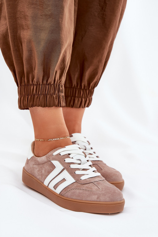 À modalo de tênis tênis de camurça Vinceza 79517 bege À modalo de tênis tênis de camurça Vinceza 79517 bege