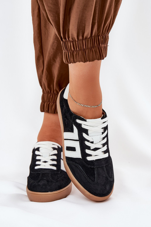 À modalo de tênis tênis de camurça Vinceza 79517 cor preta À modalo de tênis tênis de camurça Vinceza 79517 cor preta