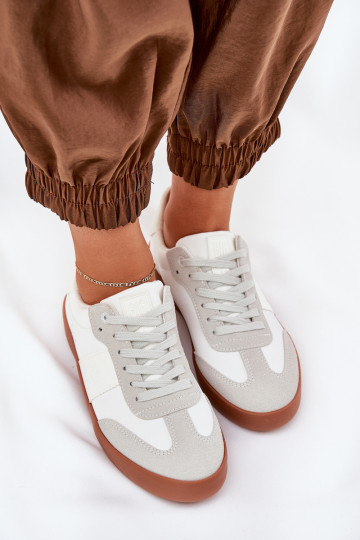 À modalo de tênis Feminino Big Star RR274371 Branco-cor cinza 2