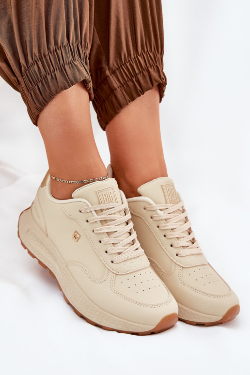  tênis Feminino Big Star RR274630 HI-POLY SYSTEM bege