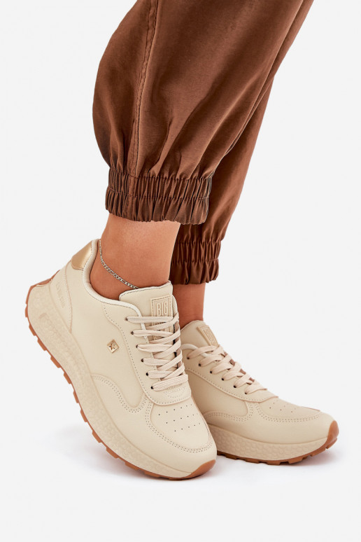  tênis Feminino Big Star RR274630 HI-POLY SYSTEM bege