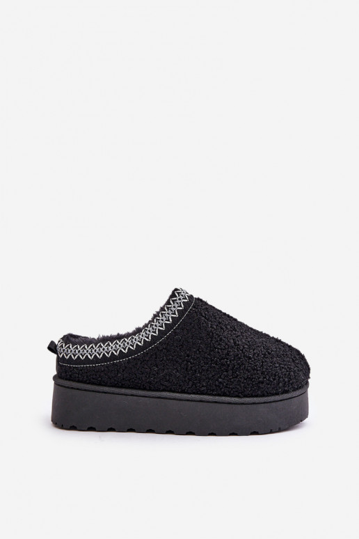 Botas de neve femininas pretas com... Botas de neve femininas pretas com...