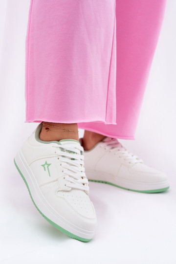 À modalo de tênis Feminino Big Star RR274A246 HI-POLY SYSTEM cor branca