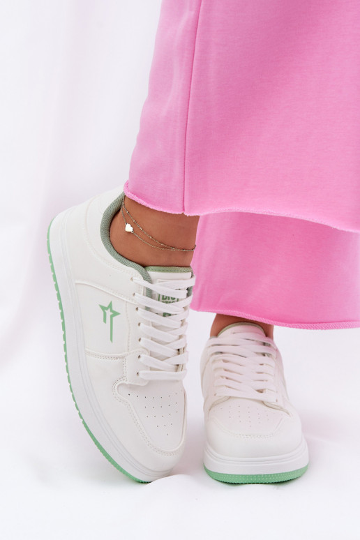 À modalo de tênis Feminino Big Star RR274A246 HI-POLY SYSTEM cor branca