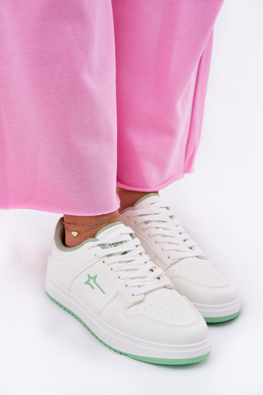 À modalo de tênis Feminino Big Star RR274A246 HI-POLY SYSTEM cor branca