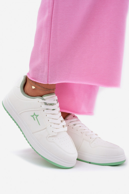 À modalo de tênis Feminino Big Star RR274A246 HI-POLY SYSTEM cor branca