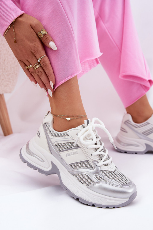 À modalo de tênis Feminino Big Star RR274A195 cor branca