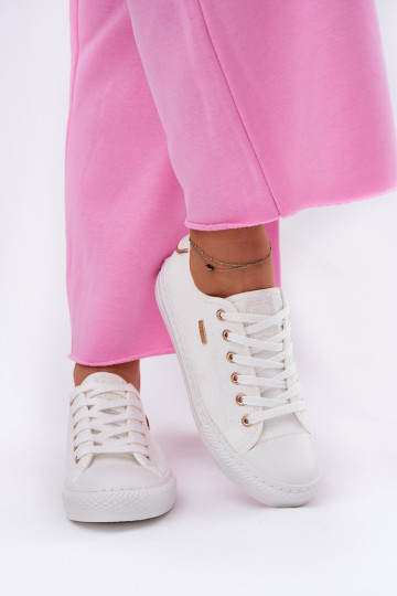 Sapatos casuais brancos femininos Big Star RR274766