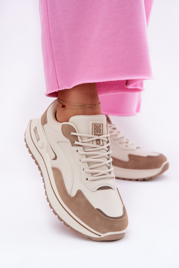 À modalo de tênis Feminino Big Star RR274A216 HI-POLY SYSTEM bege