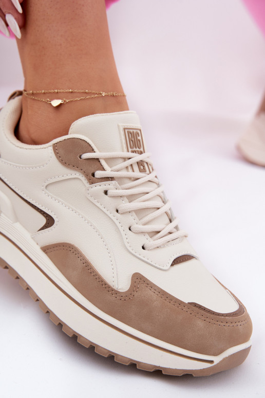 À modalo de tênis Feminino Big Star RR274A216 HI-POLY SYSTEM bege