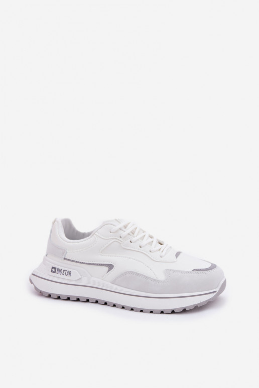 À modalo de tênis Feminino Big Star RR274A213 HI-POLY SYSTEM cor branca À modalo de tênis Feminino Big Star RR274A213 HI-POLY SYSTEM cor branca