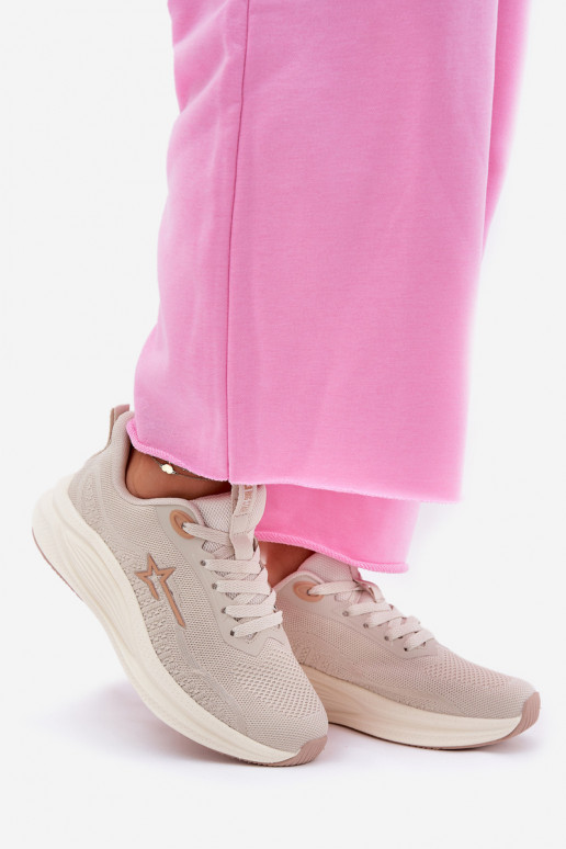 tênis À modalo de tênis Feminino Big Star RR274A145 HI-POLY SYSTEM bege