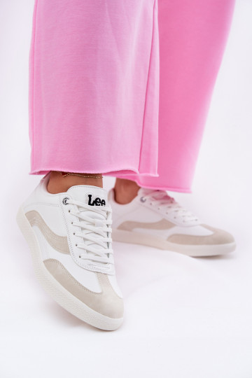 À modalo de tênis Feminino LEE LIAN EMOMEN LOEM 50251005.1FG cor branca