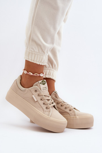 Sapatos de lazer com uma plataforma Lee Cooper LCEM-24-31-2181 bege 2
