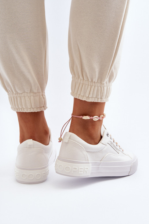 Sapatos femininos Lee Cooper LCEM-24-31-2170 cor branca Sapatos femininos Lee Cooper LCEM-24-31-2170 cor branca