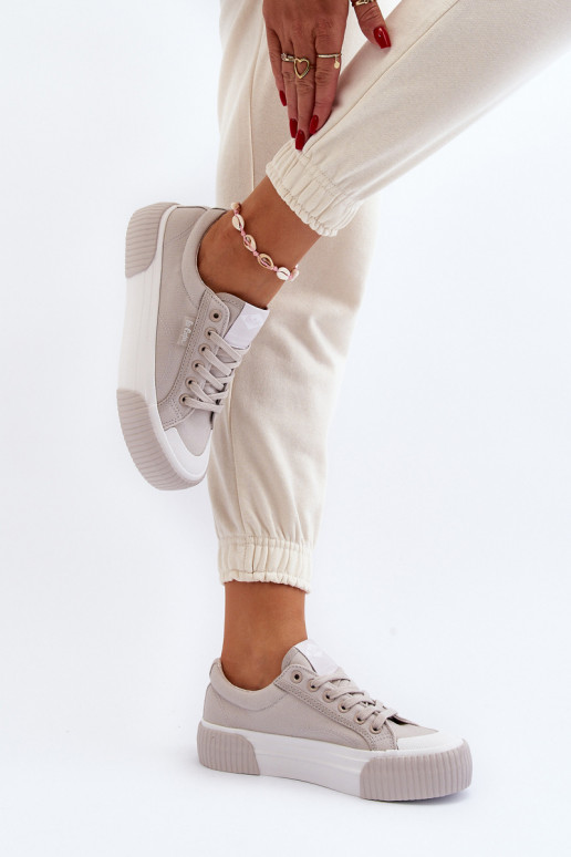 Sapatos de lazer Em uma sola grossa Lee Cooper LCEM-24-31-2178 cor cinza Sapatos de lazer Em uma sola grossa Lee Cooper LCEM-24-31-2178 cor cinza