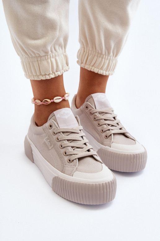 Sapatos de lazer Em uma sola grossa Lee Cooper LCEM-24-31-2178 cor cinza Sapatos de lazer Em uma sola grossa Lee Cooper LCEM-24-31-2178 cor cinza