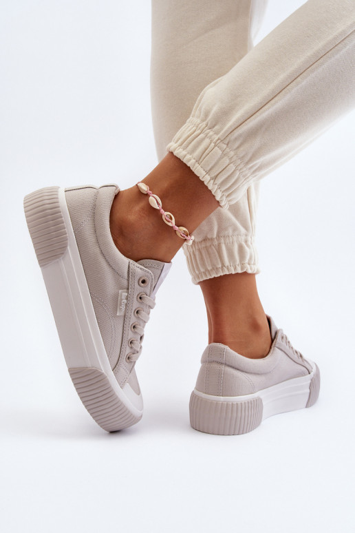 Sapatos de lazer Em uma sola grossa Lee Cooper LCEM-24-31-2178 cor cinza Sapatos de lazer Em uma sola grossa Lee Cooper LCEM-24-31-2178 cor cinza