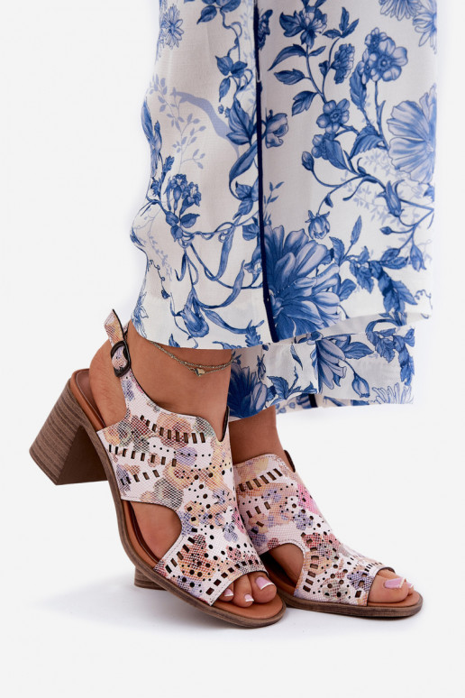 com elementos abertos Sandálias femininas de salto alto Cores diferentes Tosine com elementos abertos Sandálias femininas de salto alto Cores diferentes Tosine