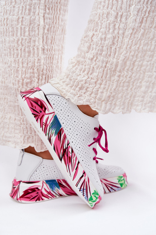 Pele À modalo de tênis Feminino Habilitado Estampadoj Platformie Vinceza 88017 cor branca Pele À modalo de tênis Feminino Habilitado Estampadoj Platformie Vinceza 88017 cor branca