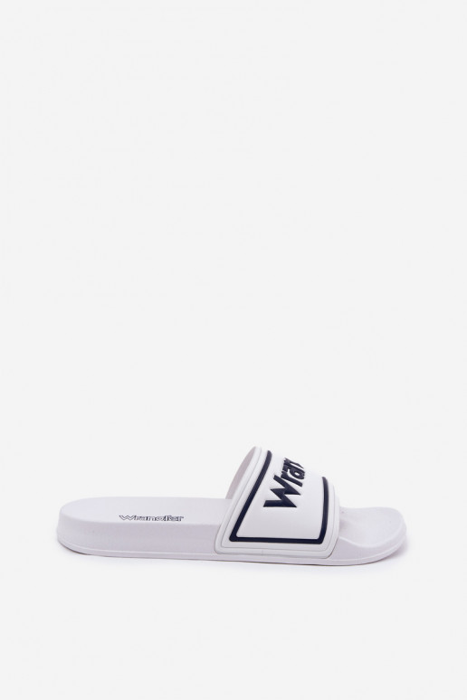 Chinelos Tem que sercho EMRANGLER AVERELL SLIDER MEN LOEM 20251042.1FG cor branca