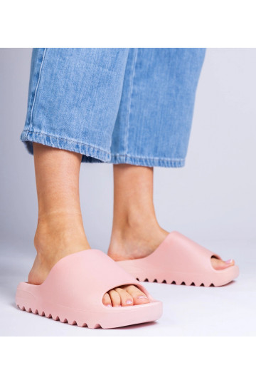 Chinelo feminino rosa de...