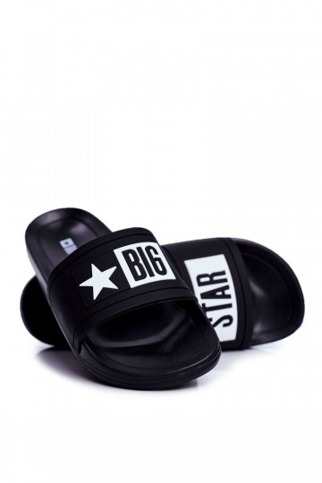 Chinelos infantis pretos Big Star DD374150 2