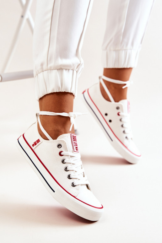 Feminino  sapatos casuais BIG STAR JJ274123 cor branca