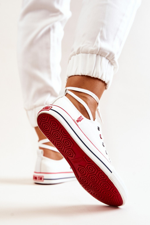 Feminino  sapatos casuais BIG STAR JJ274123 cor branca