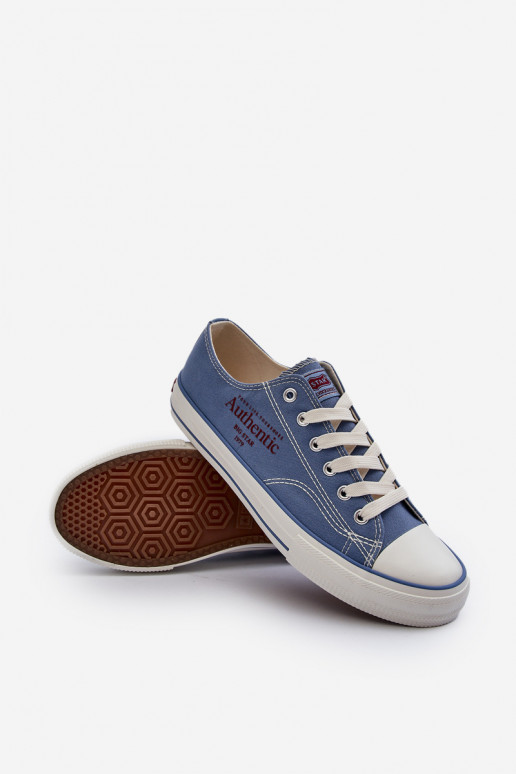 Sapatos casuais masculinos Big Star NN174060 cor azul Sapatos casuais masculinos Big Star NN174060 cor azul